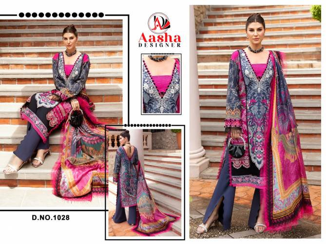 Queen Court Vol 3 By Aasha Cotton Pakistani Suits Wholesale Market In Surat With Price

